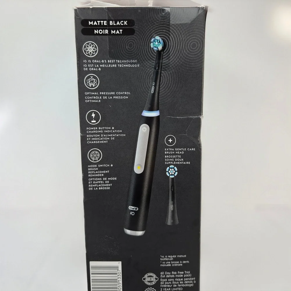 Oral-B iO Series 3 Limited Electric Toothbrush Matte Black 3 Modes Travel Case
